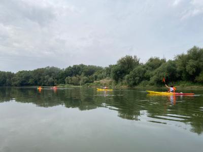 kayak por el río ebro